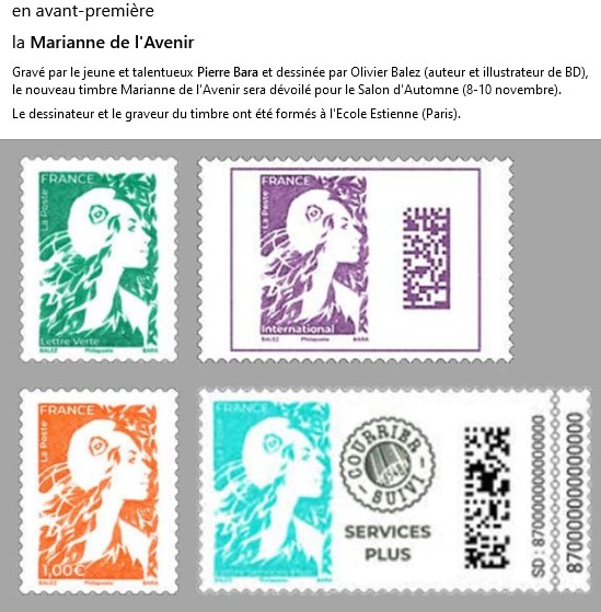 Marianne de l'avenir» : ce nouveau visage sur les timbres de La Poste  a-t-il des chances de booster l'envoi de courriers ? 