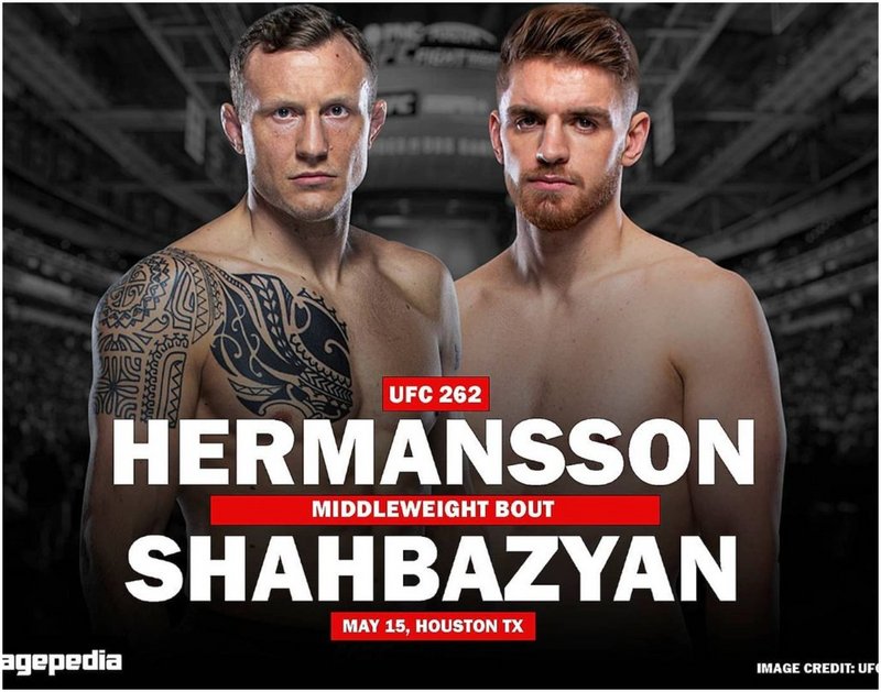Джак Хермансон срещу Едмен Шахбазян на UFC 262