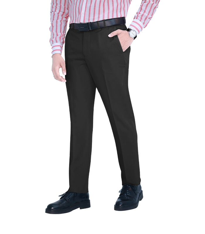 Men’s Formal Trouser: 42. BLACK