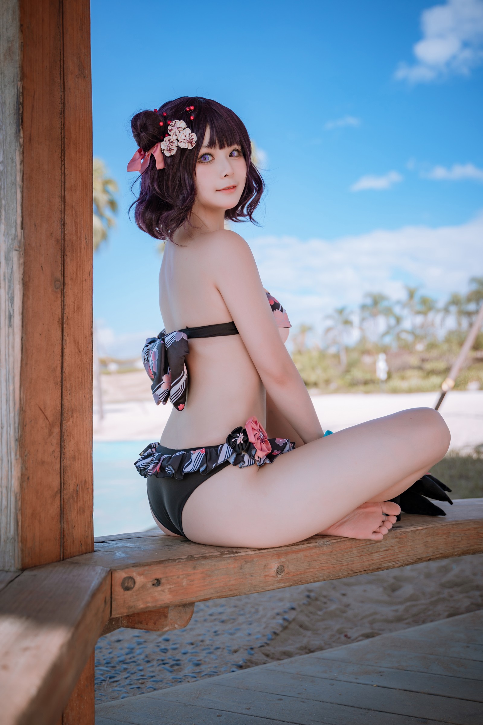 w百合欧皇子w 沙滩写真集 – 夏日泳装主题高清写真 [21P-173MB]插图4