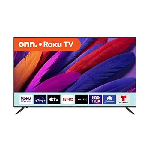 Amazon: Television de 70 Class 4K (2160p) Smart LED Roku TV HDR Compatible con Netflix, Youtube, Disney+, Spotify, AppleTV (100068378) 