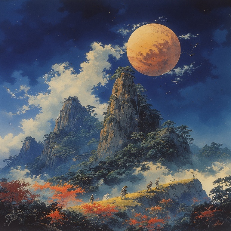 Arrival-of-Centaur-1987-Art-by-(4)