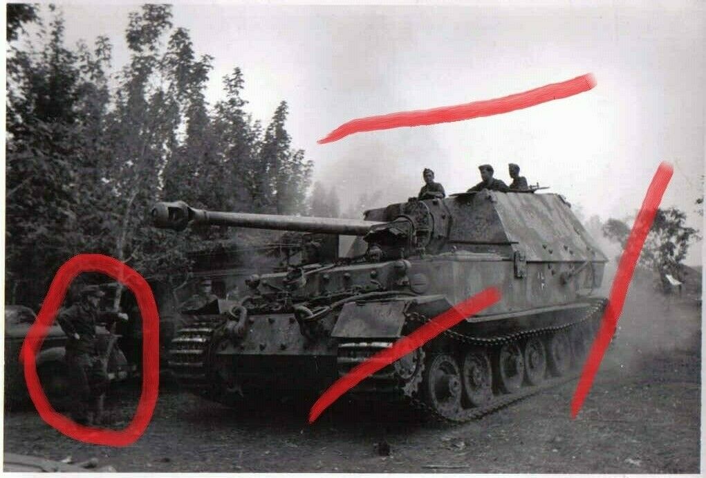 Original Foto Jagdpanzer Tiger Ferdinand (1)