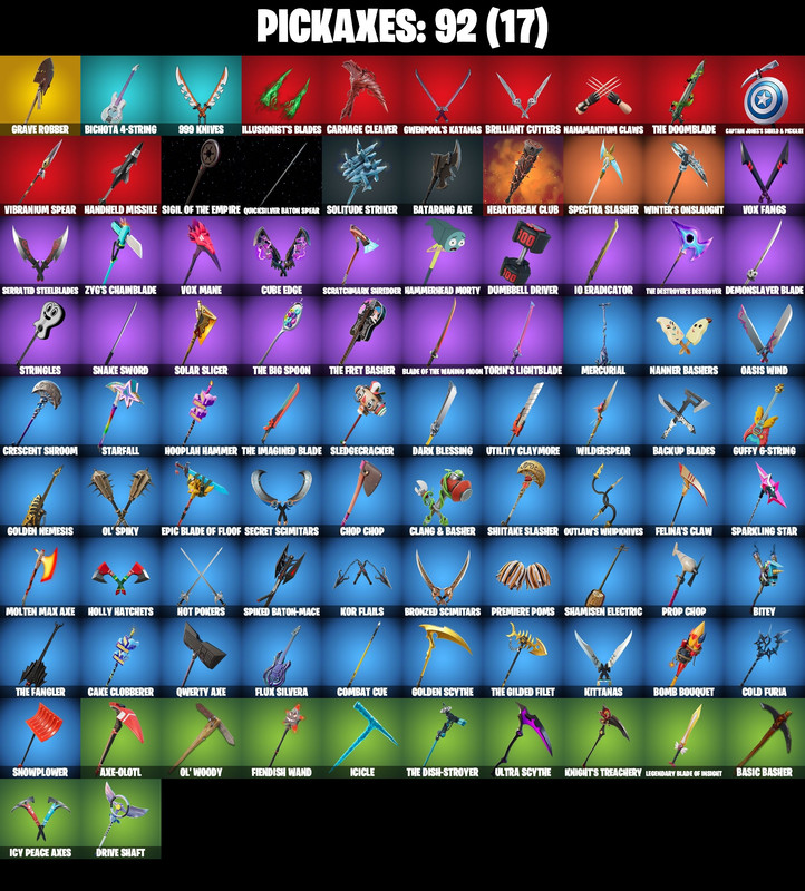 pickaxes comp