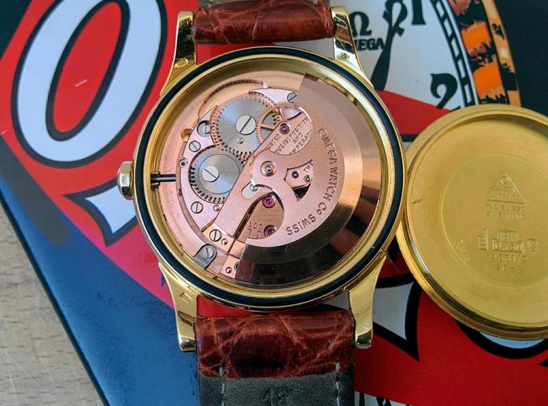 OMEGA CONSTELLATION Cal 551 18k Gold 