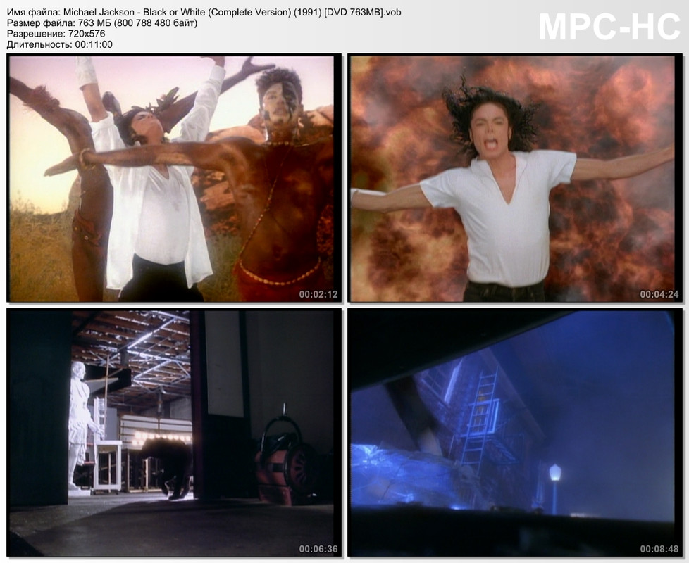 Michael Jackson - Black or White (Complete Version) (1991) [DVD