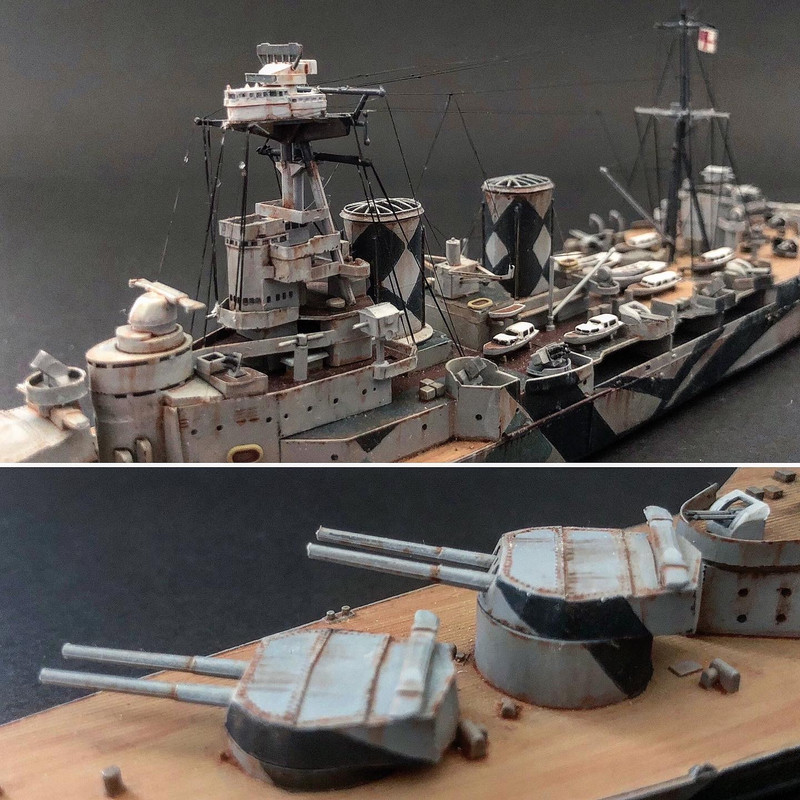 KIT MODÈLE TAMIYA #77527 British BattleCruiser Hood échelle 1/700 EUR