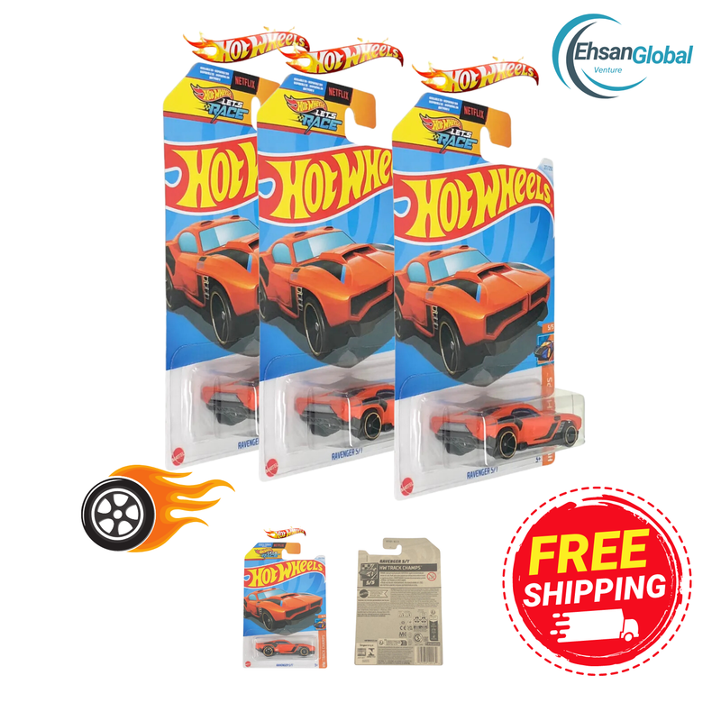 NEW Hot Wheels Track Champs 2024 5/5 HW Orange Ravenger ST 217/250