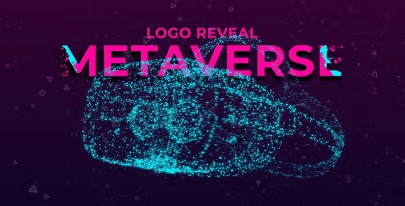 Metaverse VR Glasses Logo Reveal