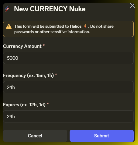 currency nuke