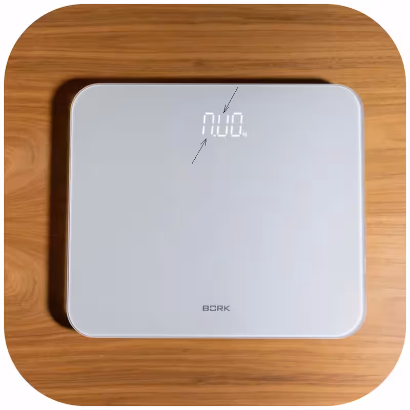 Весы вид сверху