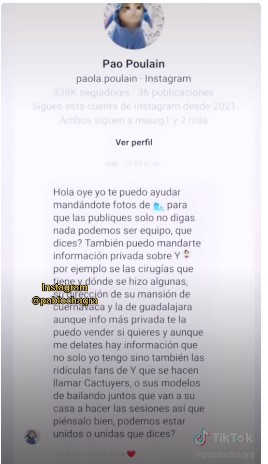 Yuya podría volver a sufrir de filtraciones por culpa de Paola Poulain