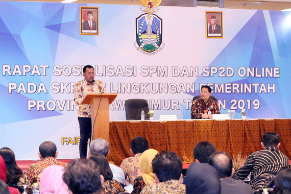 Sekdaprov Minta OPD Cermati dan Fahami Proses SPM dan SP2D Online