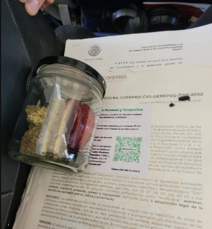 Pasajero viaja en Aeroméxico con marihuana y se vuelve viral; esta es su historia