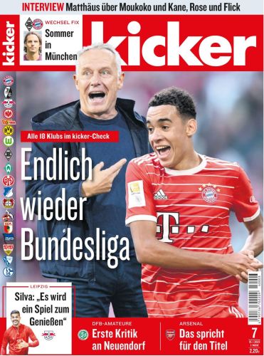 Cover: Kicker Sportmagazin No 07 vom 19  Januar 2023