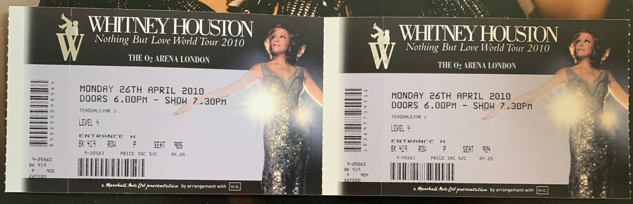 Nothing But Love World Tour London Concert Ticket [26 April 2010] (8)