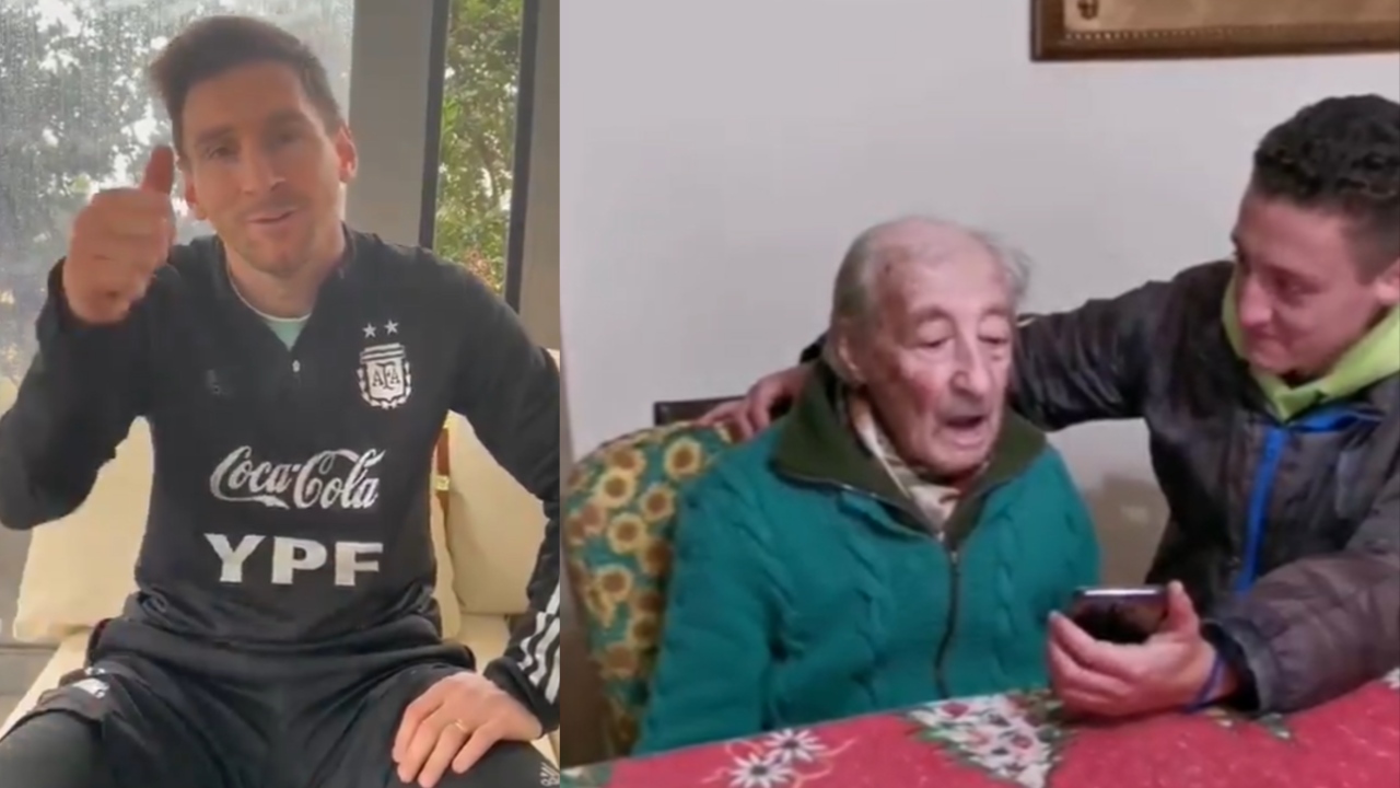 Muere don Hernán, el abuelito super fan de Lionel Messi, tenía 100 años de edad