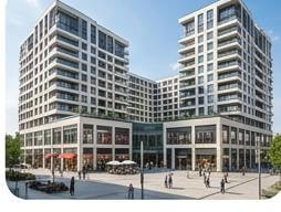 Mixed-use plaza