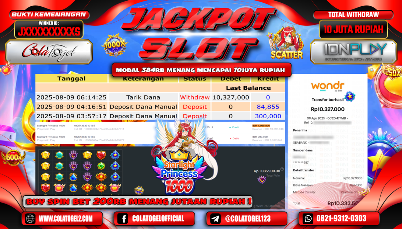 JACKPOT SLOT GACOR!!