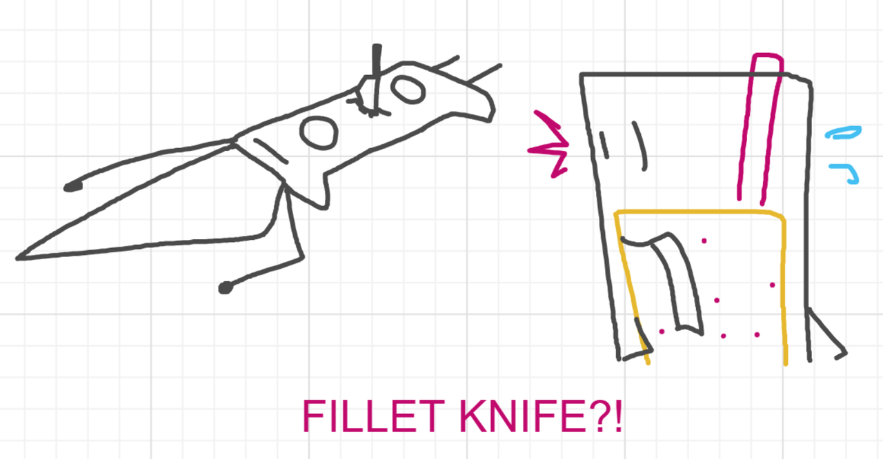 A panel from A Murder On The, episode six of the Board Boards object show by Furretwalk/WalkingFurret.