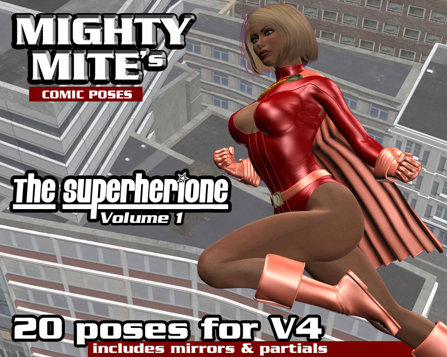 Superheroine v01 By MightyMite for V4 Superheroine v01 By MightyMite for V4