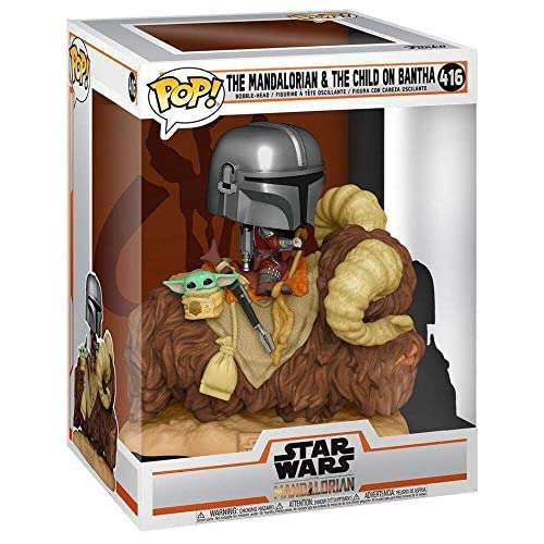 Amazon: Funko POP! Mandalorian con Grogu y Bantha por $650 
