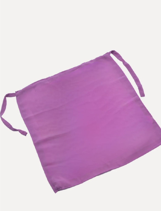 Tie Back Niqab-Muted Purple Colour
