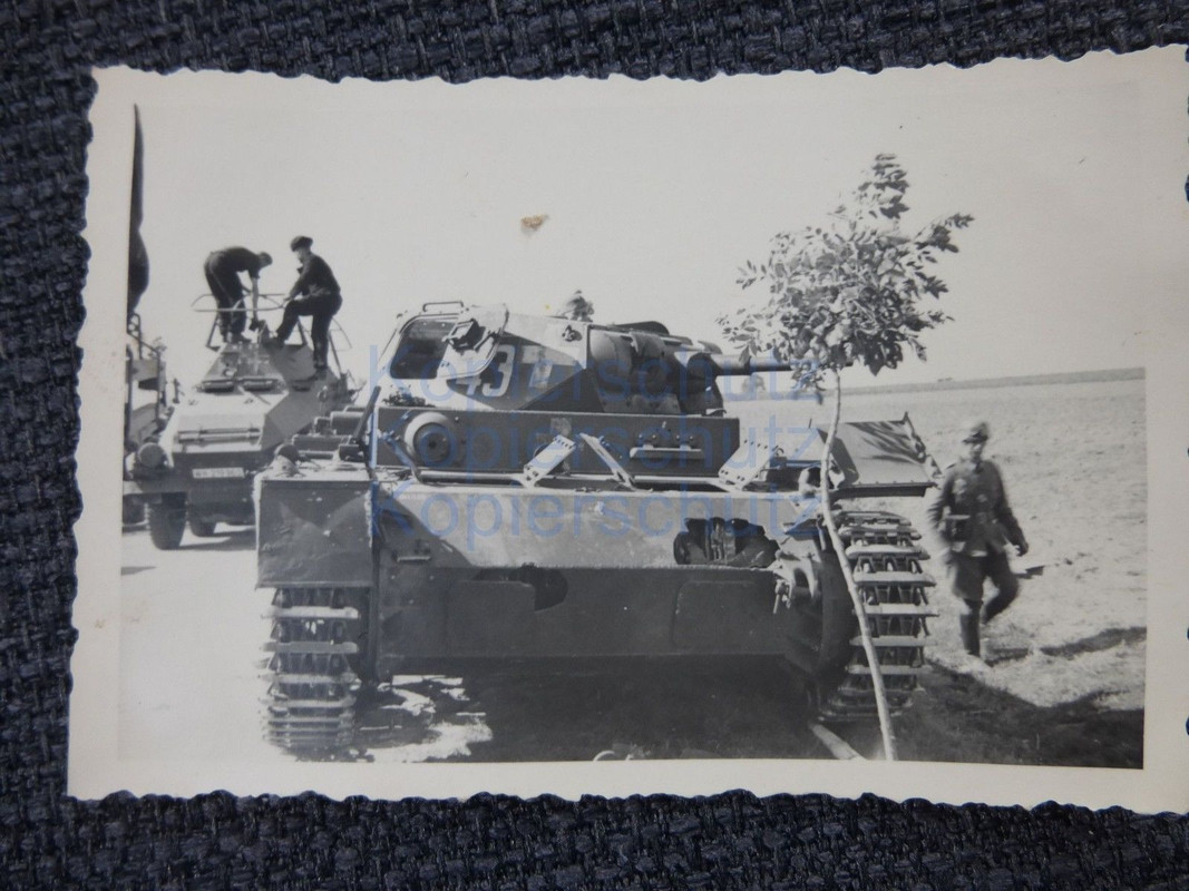Foto Panzer III J Turmnummer 43 zerstört Panzers