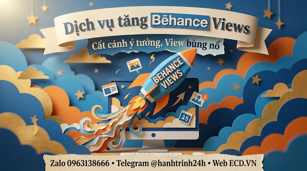 tăng behance views chất lượng tăng comment