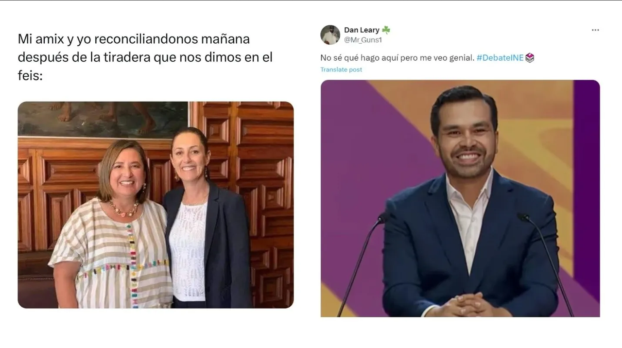 Los mejores memes sobre el Primer Debate Presidencial 2024