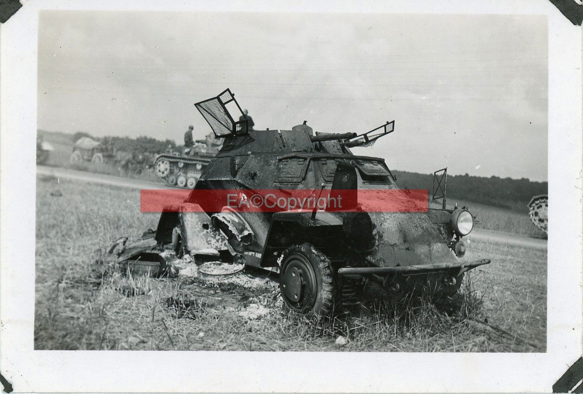 Frankreich Panzer Panzerspähwagen 4-Rad Kämpfe F