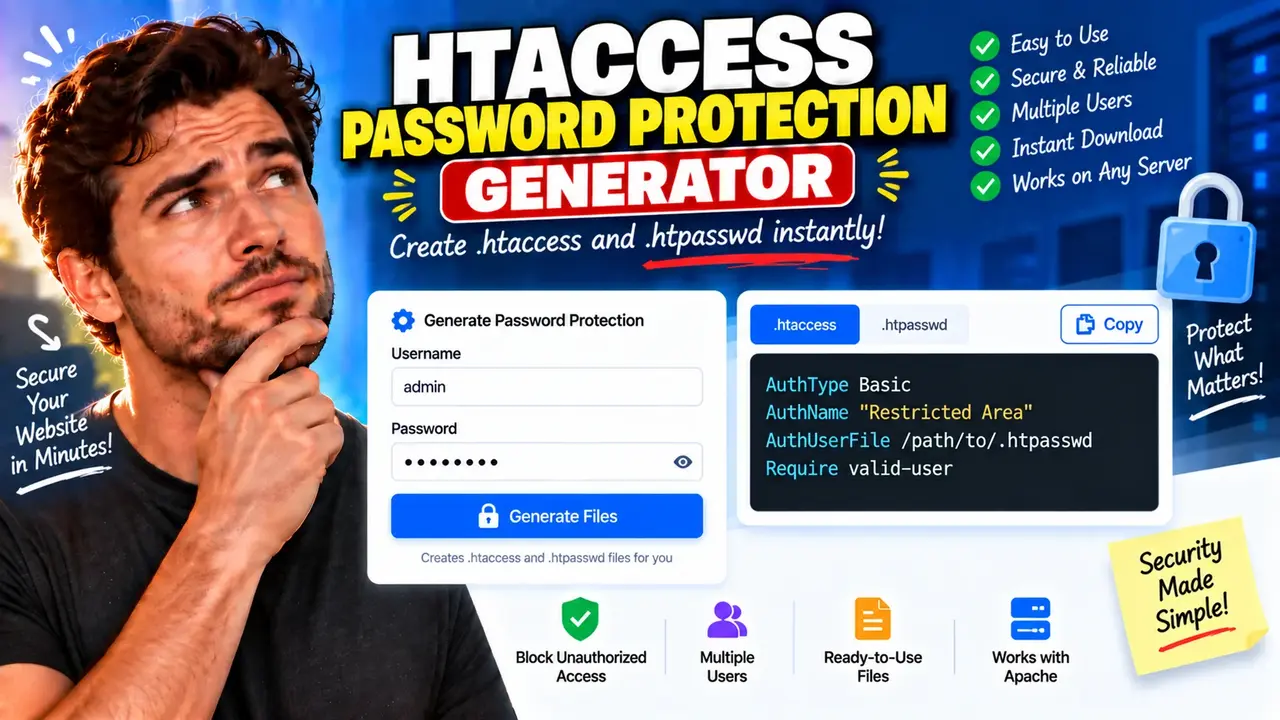Htaccess Password Protection Generator