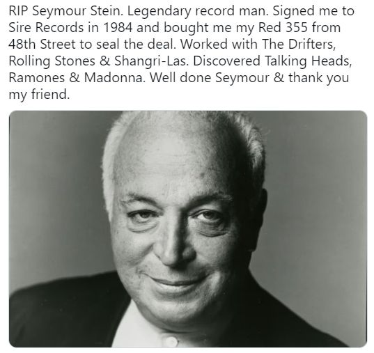 RIP Seymour Stein