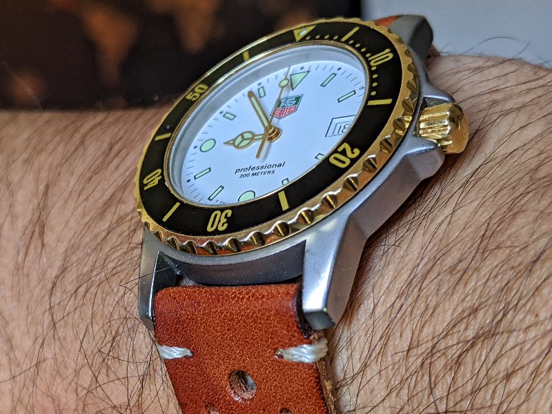 Tag Heuer Spuken relojes dial blanco