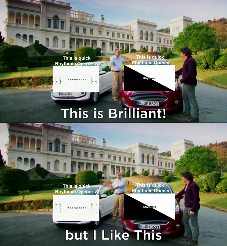 This is quick - Rhythmic Opener - 1