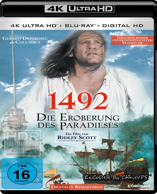 1492: Wyprawa do raju / 1492: Conquest of Paradise (1992) MULTI.HDR.2160p.BluRay.FLAC.DTS.HD.MA.AC3-ChrisVPS / LEKTOR i NAPISY