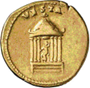 Glosario de monedas romanas. TEMPLO DE VESTA. 10