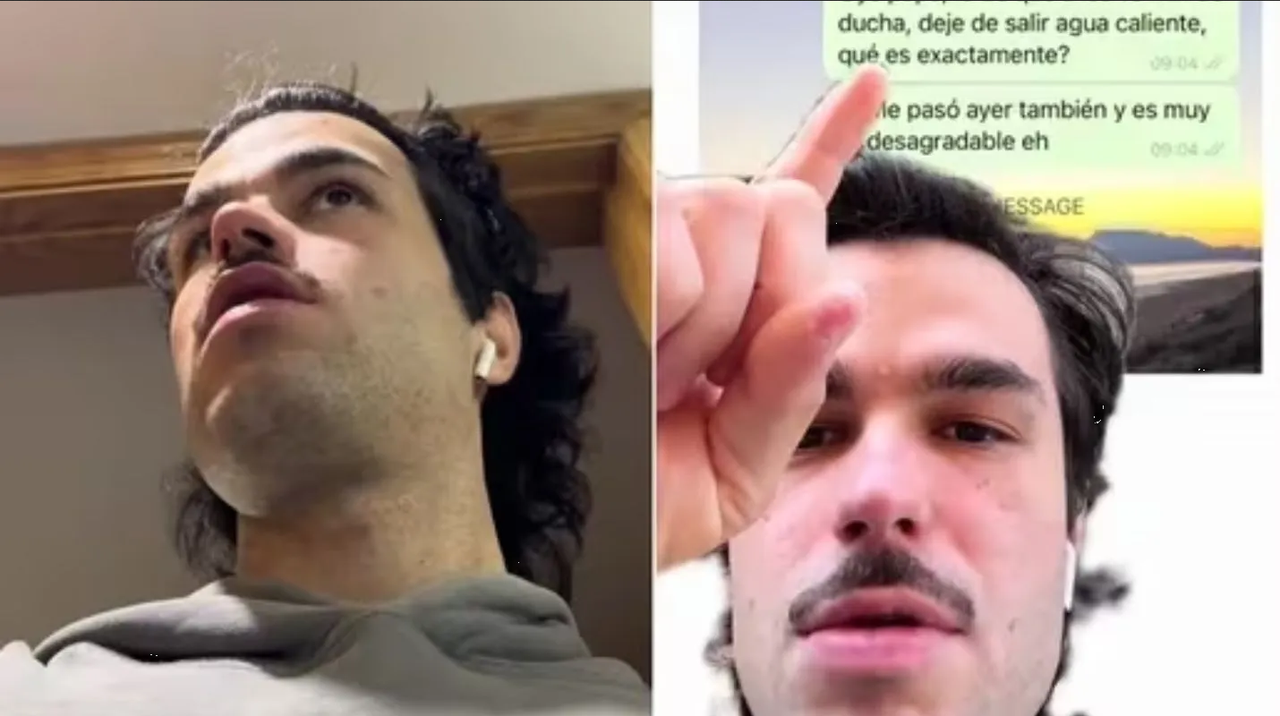 Se queda sin agua caliente al bañarse y la respuesta de su padre lo deja frío