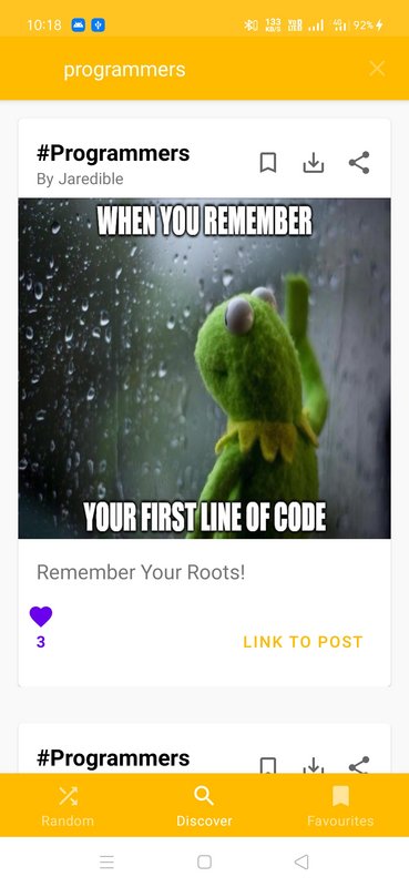 Discover Meme Screen