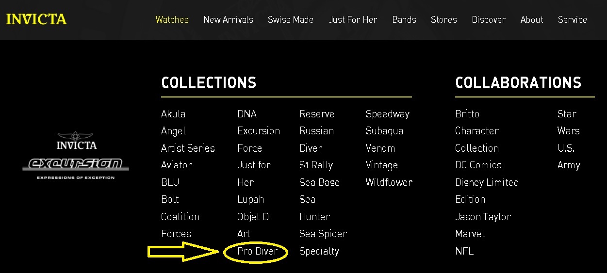INVICTA COLECCIONES