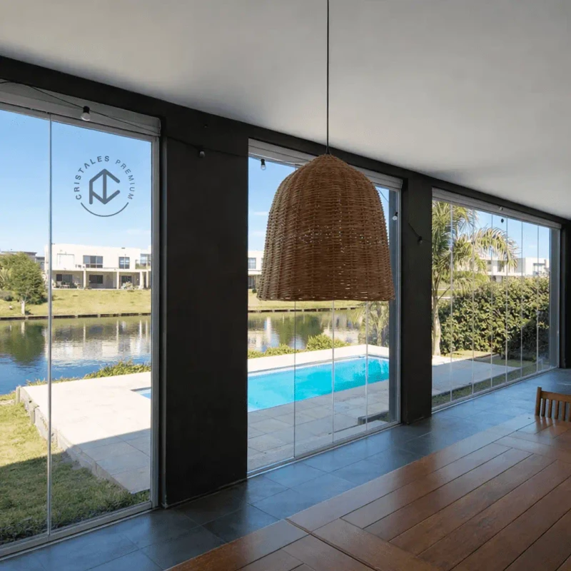 Obra de cerramiento instalada en Lagoon Pilar