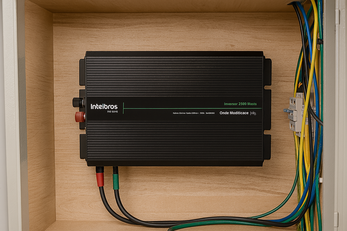Inversor Intelbras IMV 2502 frontal