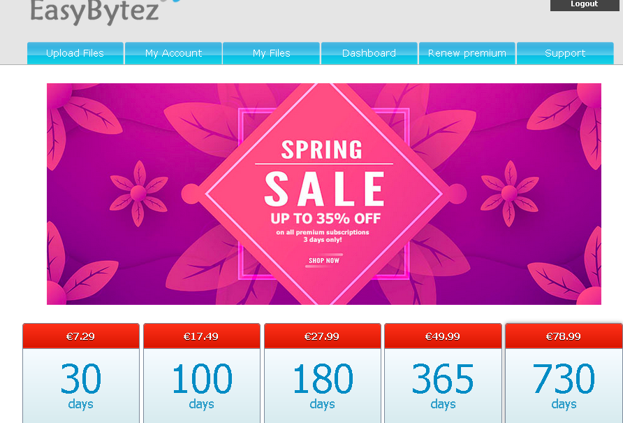 Easybytez premium sconto 35%