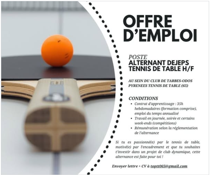 Offre d'emploi