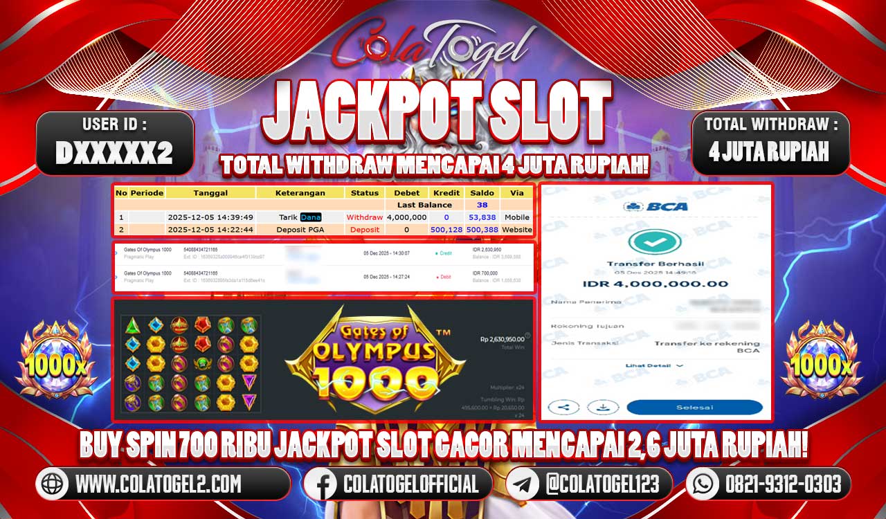 JACKPOT SLOT GACOR!!