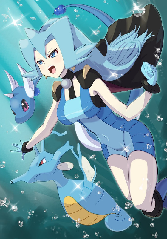 dragonair-clair-and-kingdra-pokemon-and-