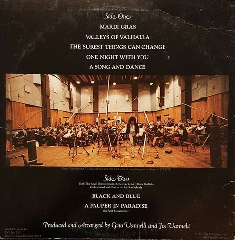 Gino Vannelli - A Pauper In Paradise (1977) [Vinyl Rip 1/5.64] DSD | DSF + MP3