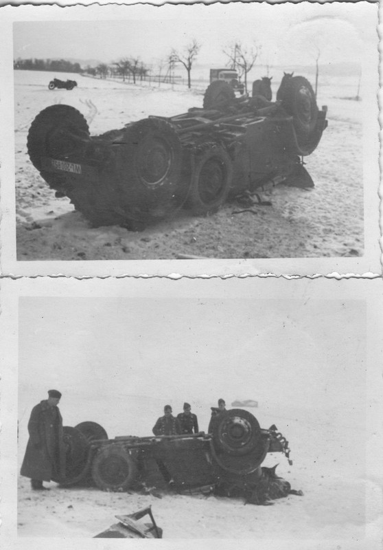 2.Fallschirmjäger Flak-MG Batl.LKW UNFALL in der