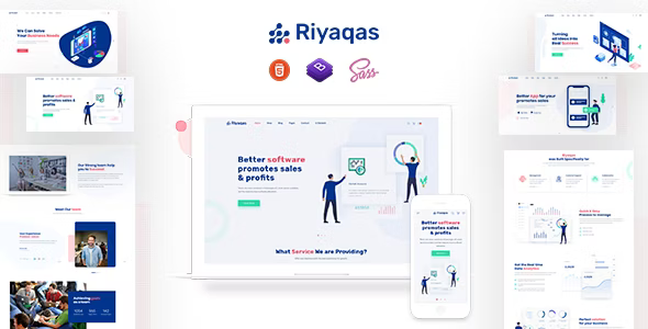 Riyaqas – Saas and Startup HTML Template
