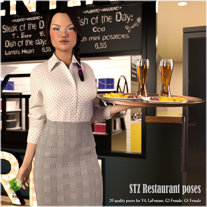 STZ Restaurant poses